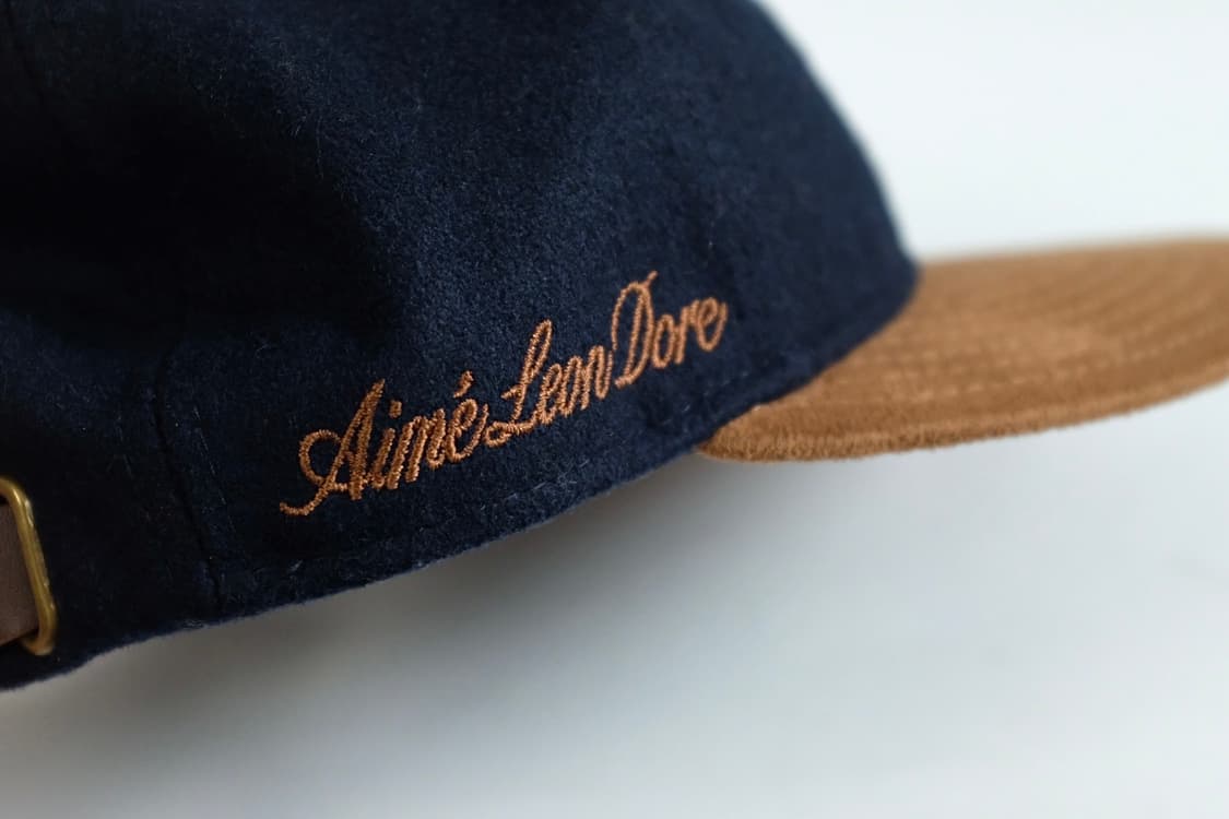 에임레온도르 x 뉴욕 양키즈 울 스웨이드 투톤 모자 상품이미지6