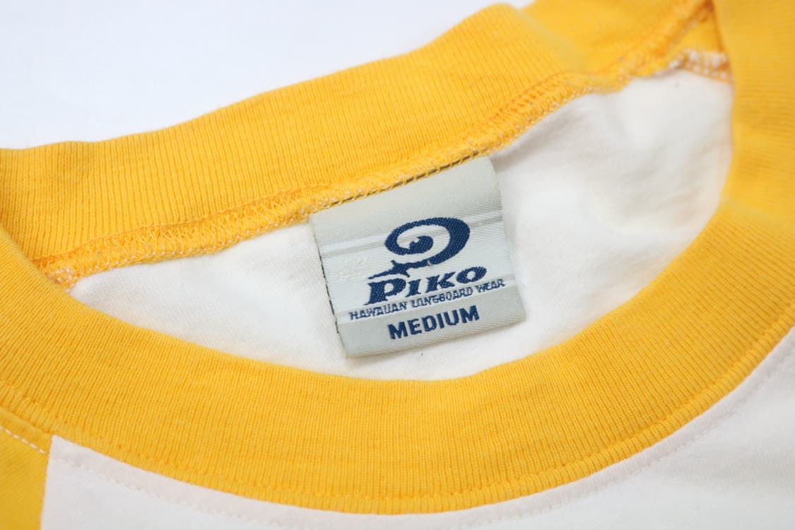 PIKO 피코 빈티지 하와이안 롱보드 웨어 래글런 티셔츠 (M) 상품이미지9