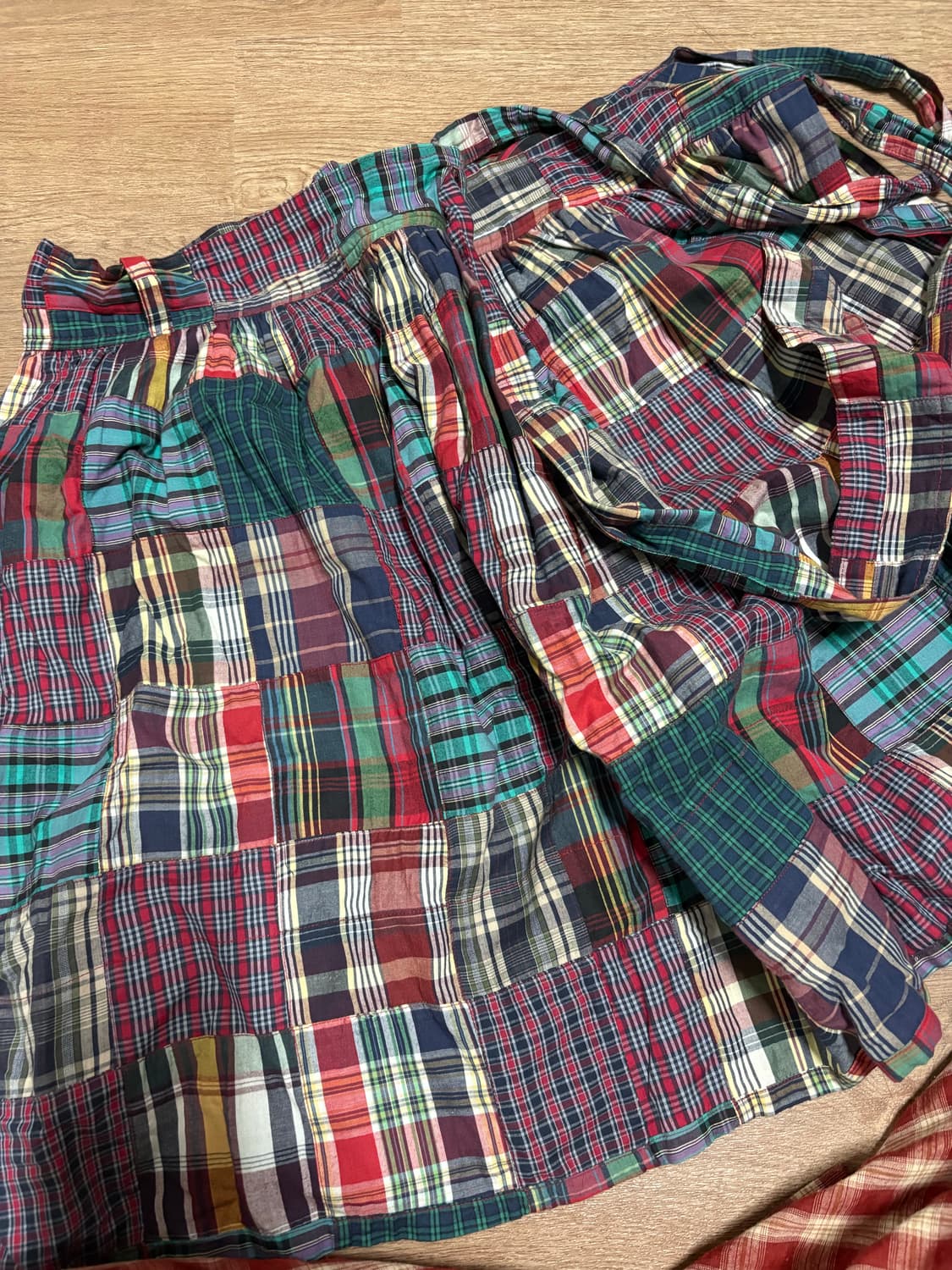 마크제이콥스 패치워크 체크 스커트 상품이미지1