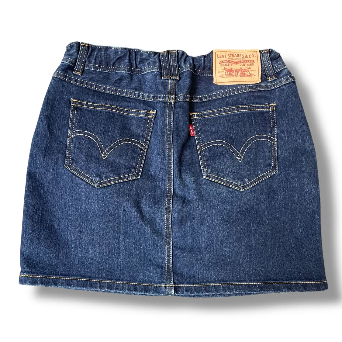 (30) 리바이스 레드탭 인디고 데님 미니스커트 상품이미지2
