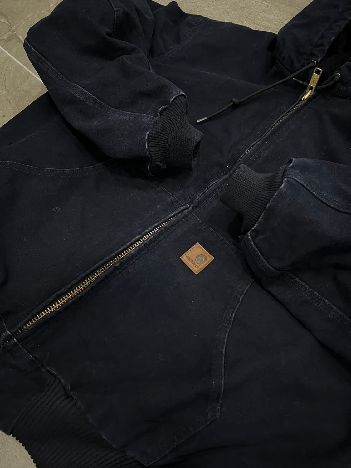 (L) 칼하트 덕 액티브 후드자켓 J130 MDT 미드나잇 상품이미지6