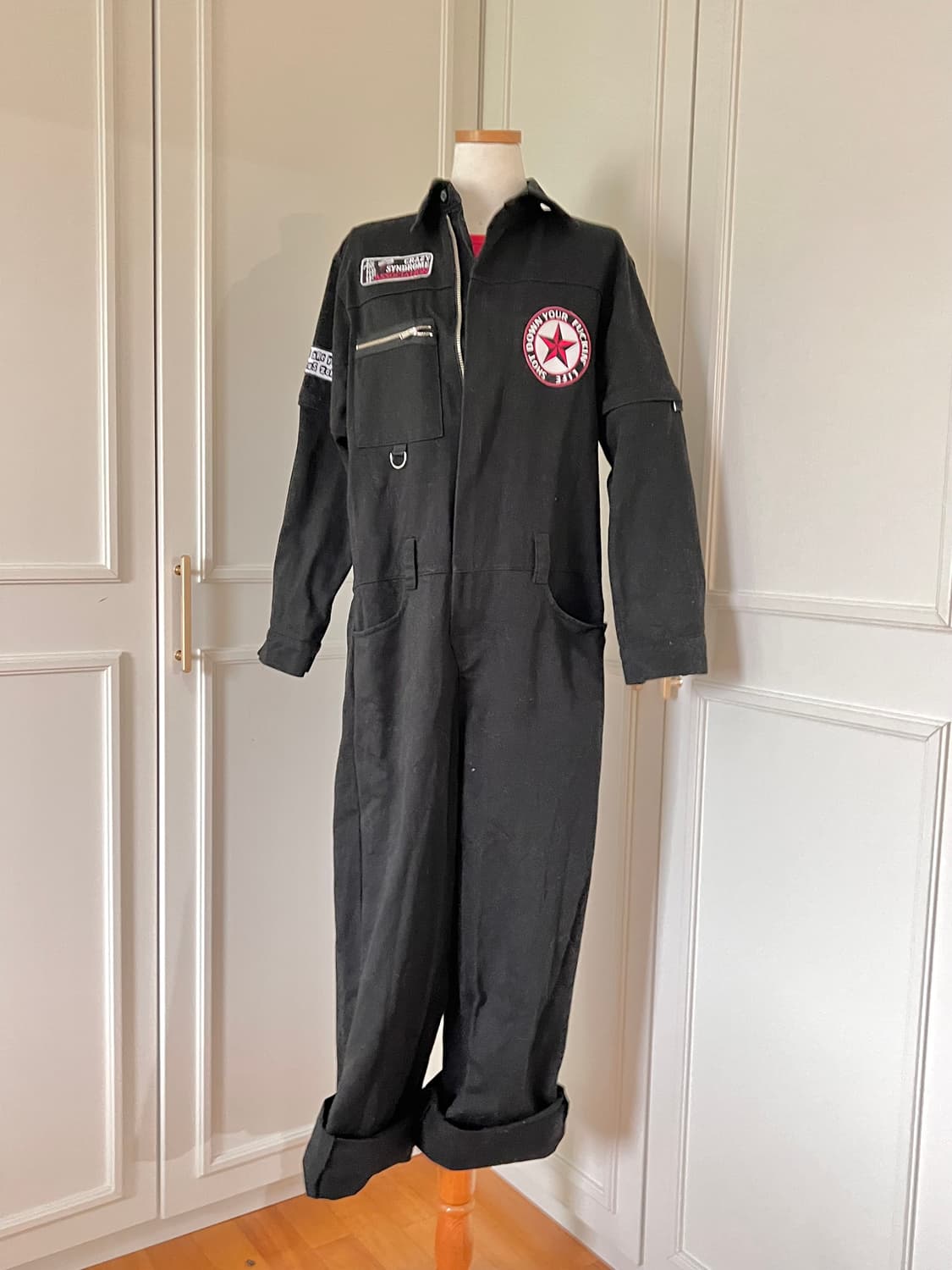 Black Workwear Jumpsuit / 블랙 워크웨어 점프수트 상품이미지1