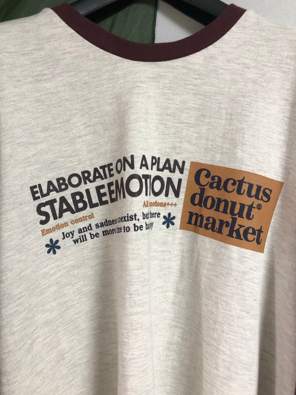 캑터스도넛마켓 Emotion LS Tee (오트밀) M 상품이미지4