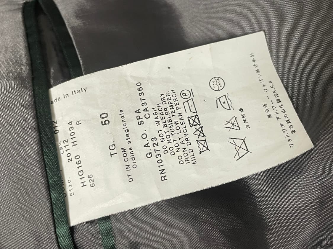 엠포리오 아르마니 남성 원버튼 블레이저 50 정품 상품이미지6