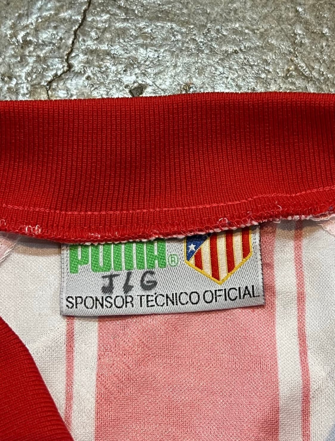 아틀레티코 마드리드 94/95 홈 풋볼 셔츠 상품이미지3