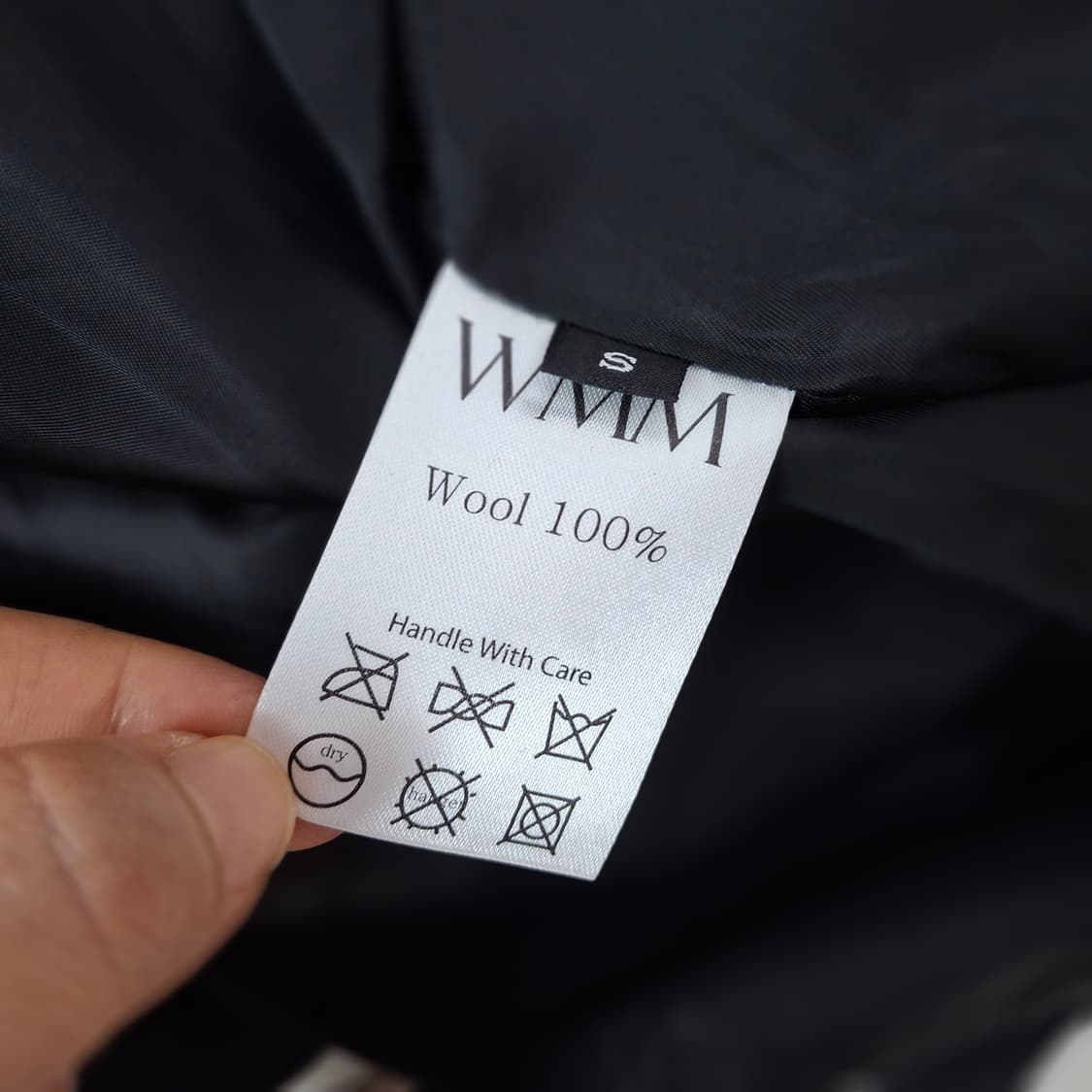 WMM 소쟌 울 랩스커트 S 여성 치마 상태좋음 상품이미지9