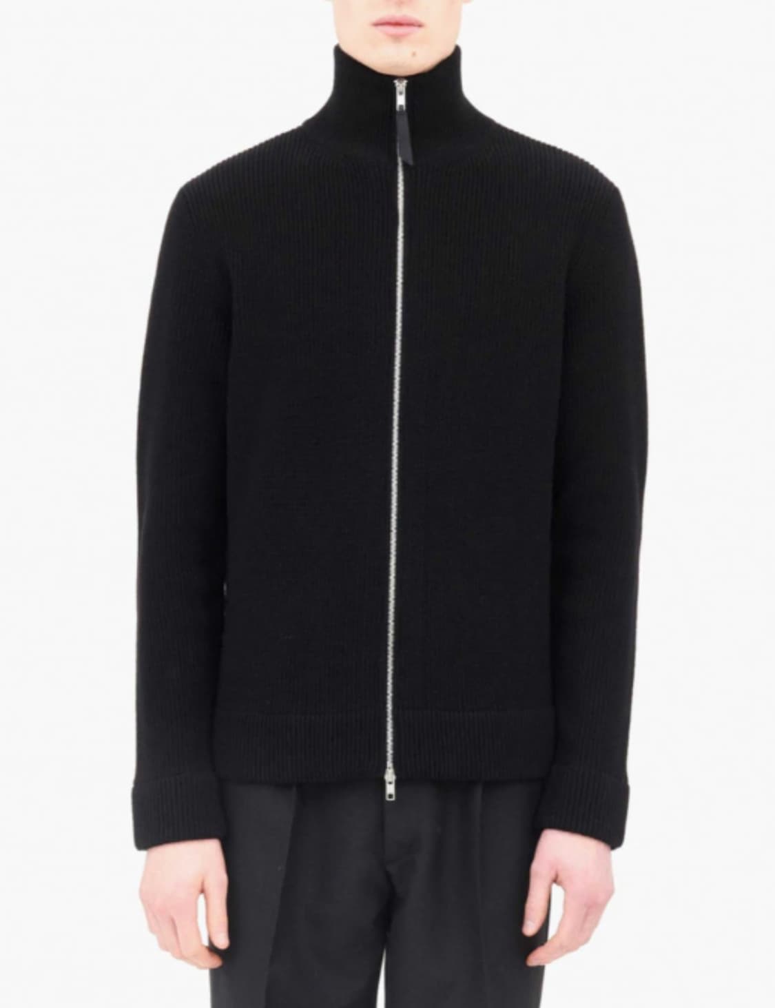 메종 마르지엘라 정품 23FW 니트 집업 블랙 XL 상품이미지1