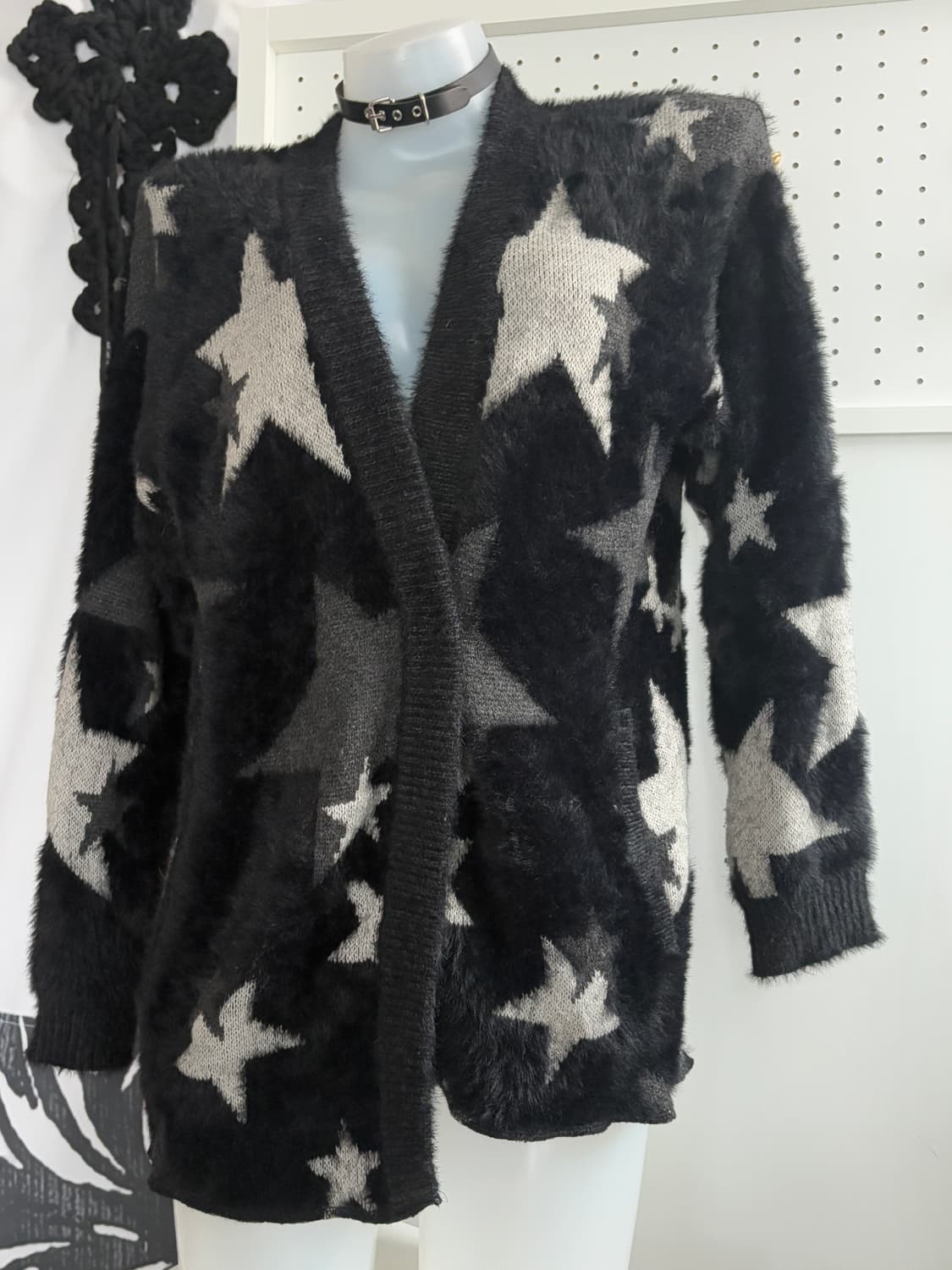 • Star Fake Fur Cardigan 상품이미지6
