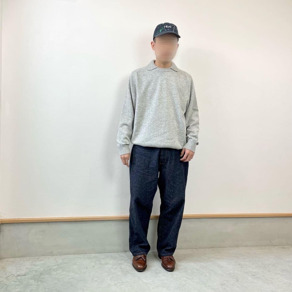 2) uru 우루 램스울 카라 니트 상품이미지6