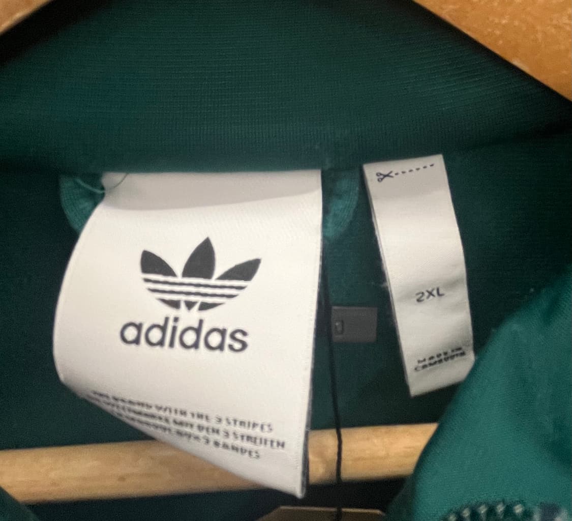 아디다스 삼선 트랙탑 녹색 져지 상품이미지6