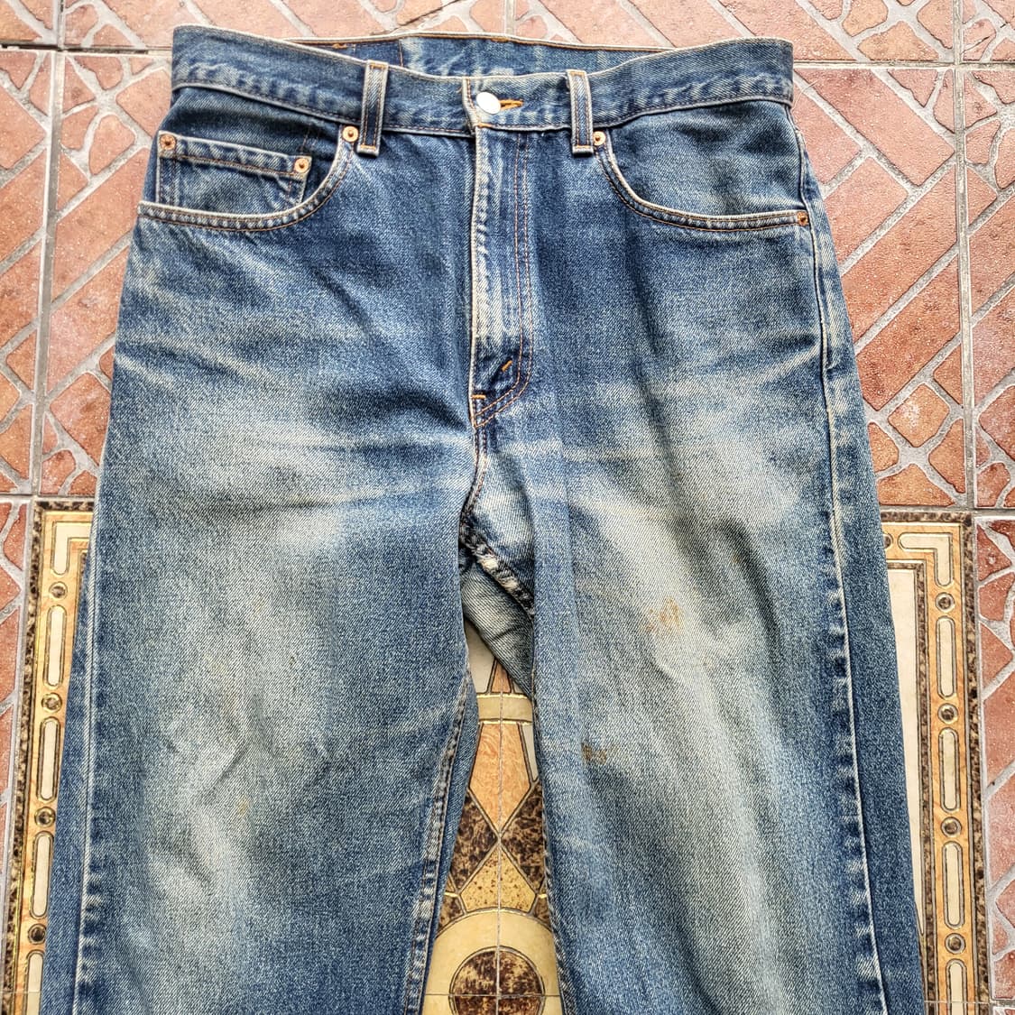 90s 미제 리바이스 505 데님 팬츠 33/31 상품이미지8