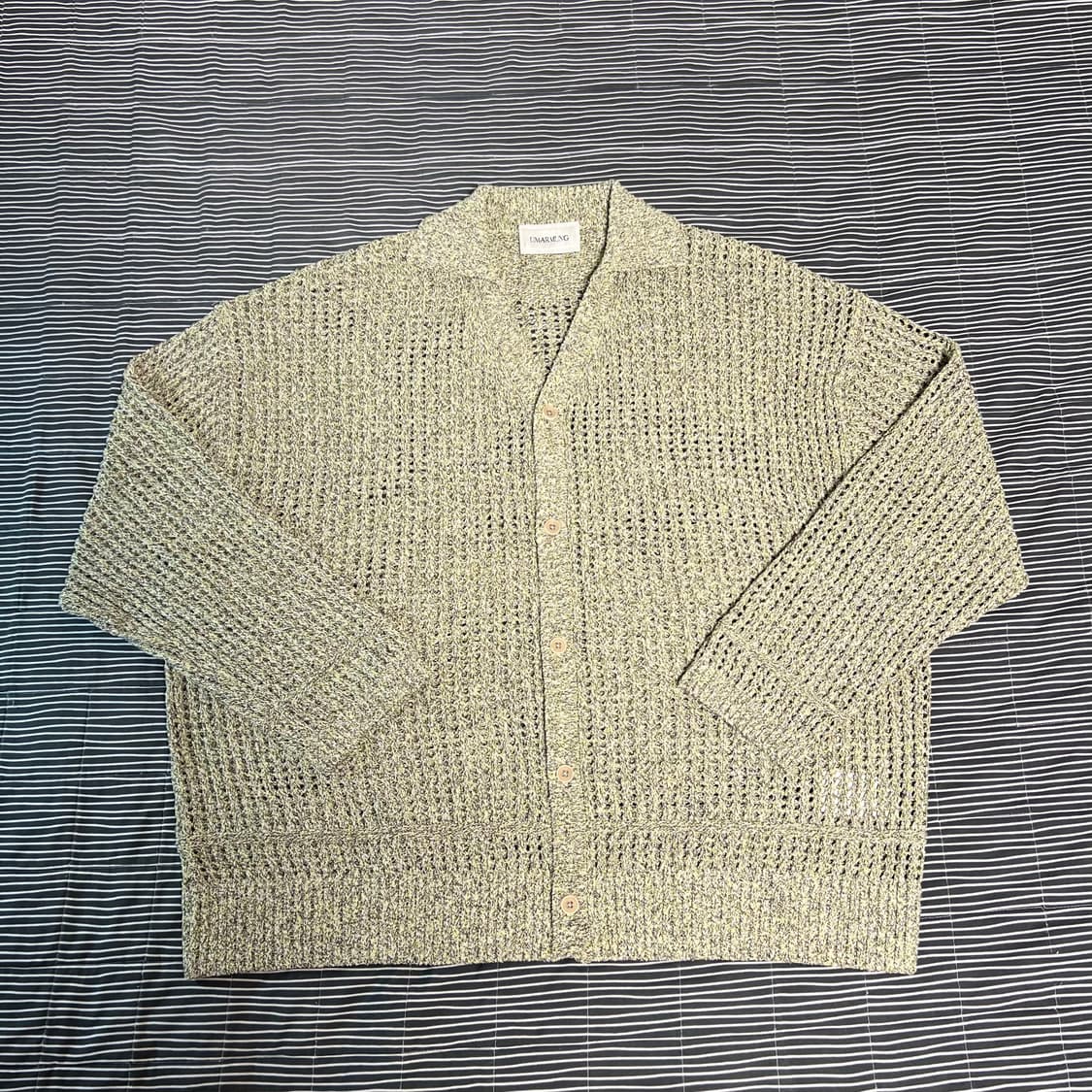 우마뭉 린넨 부클 크로셰 니트가디건 - 가든 M 상품이미지4