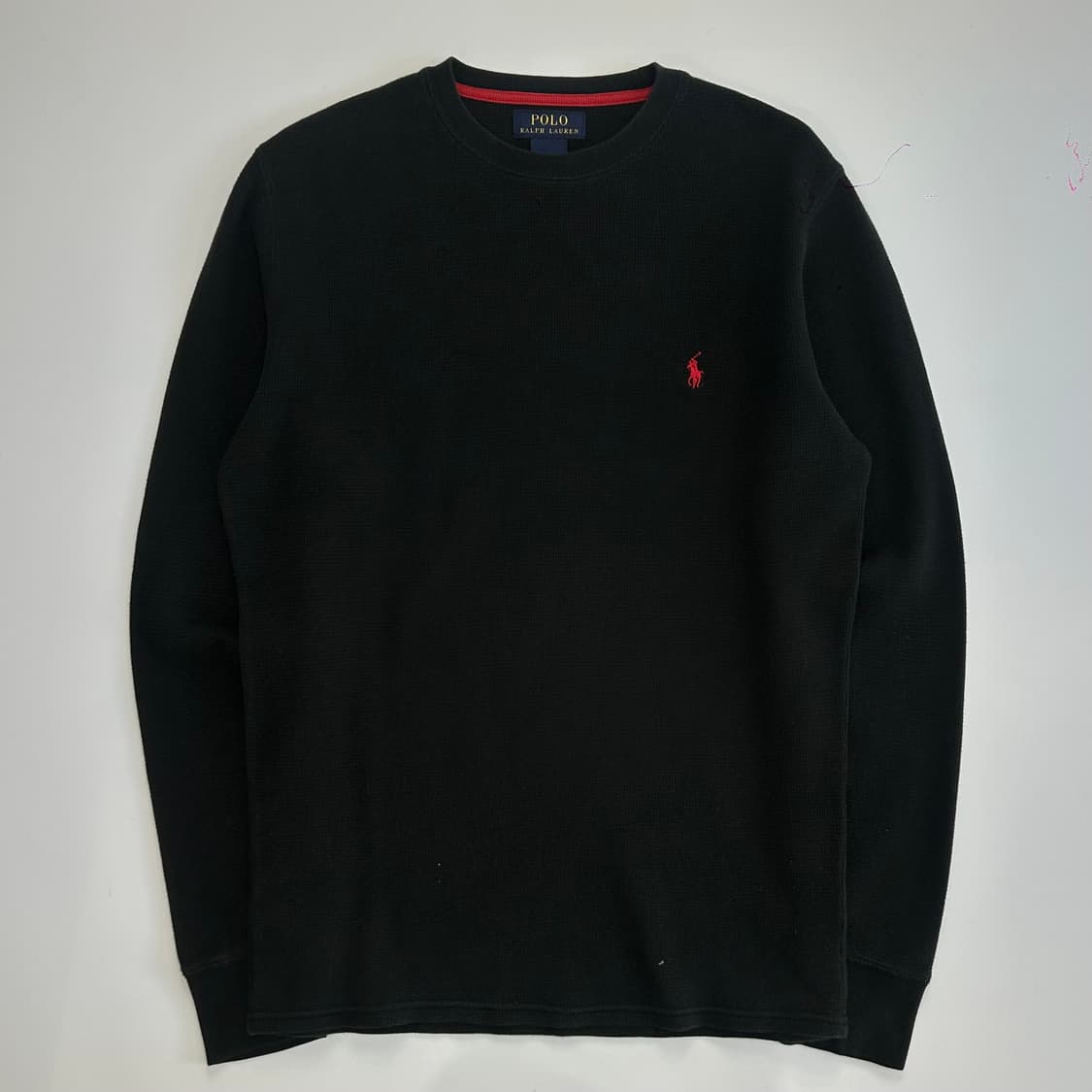 Polo 폴로 레드포니 블랙 와플 니트  상품이미지3