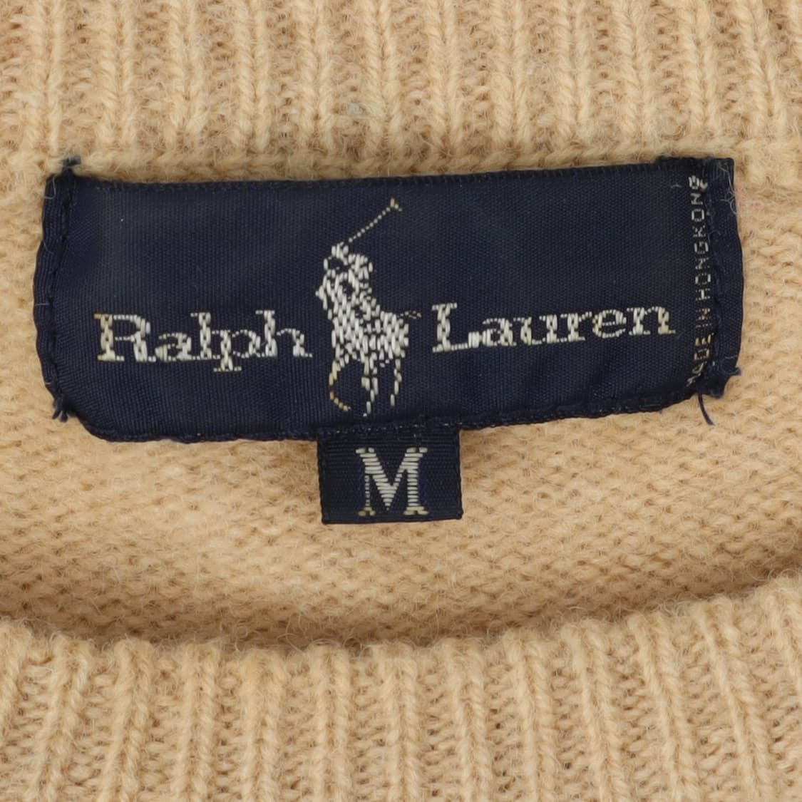 80s 폴로 랄프로렌 베이지 울 니트 상품이미지8