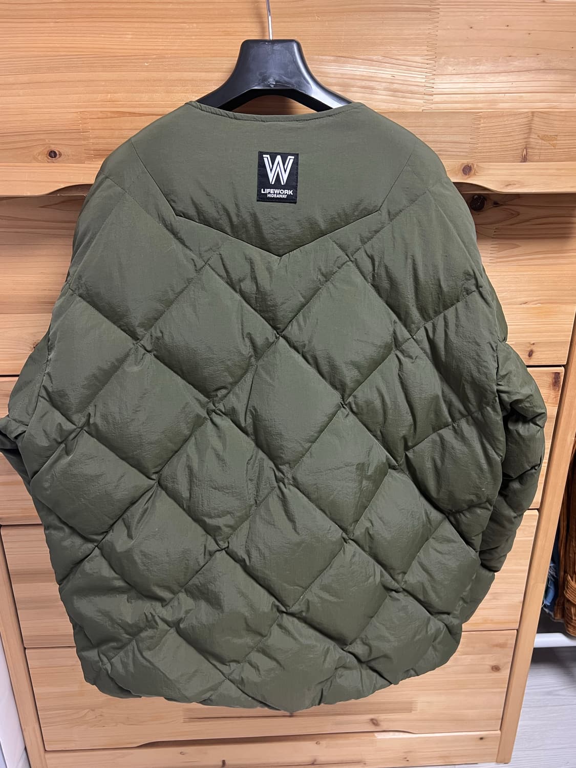 라이프워크 퀼팅 경량 덕다운 자켓 상품이미지2