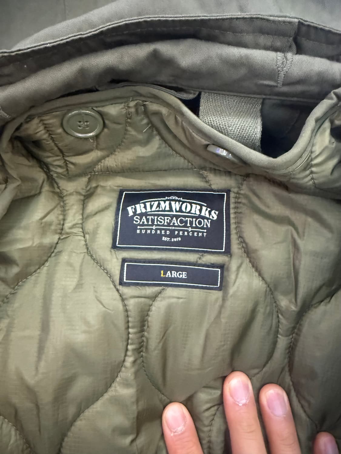 프리즘웍스 m1965 피쉬테일 파카 L 상품이미지4