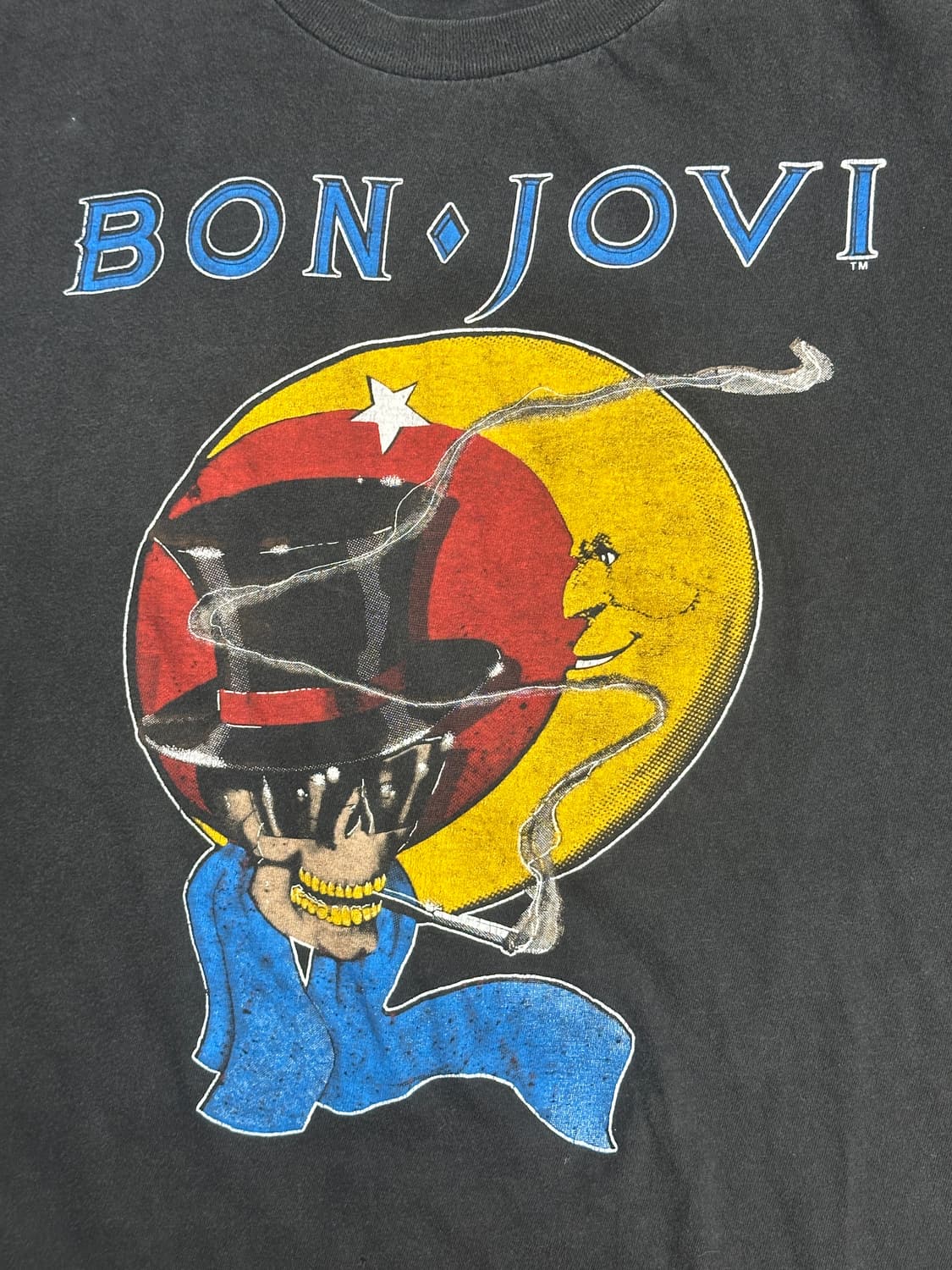 80s 본조비 ‘Rock Your Ass Off' 밴드 티셔츠 M 상품이미지3