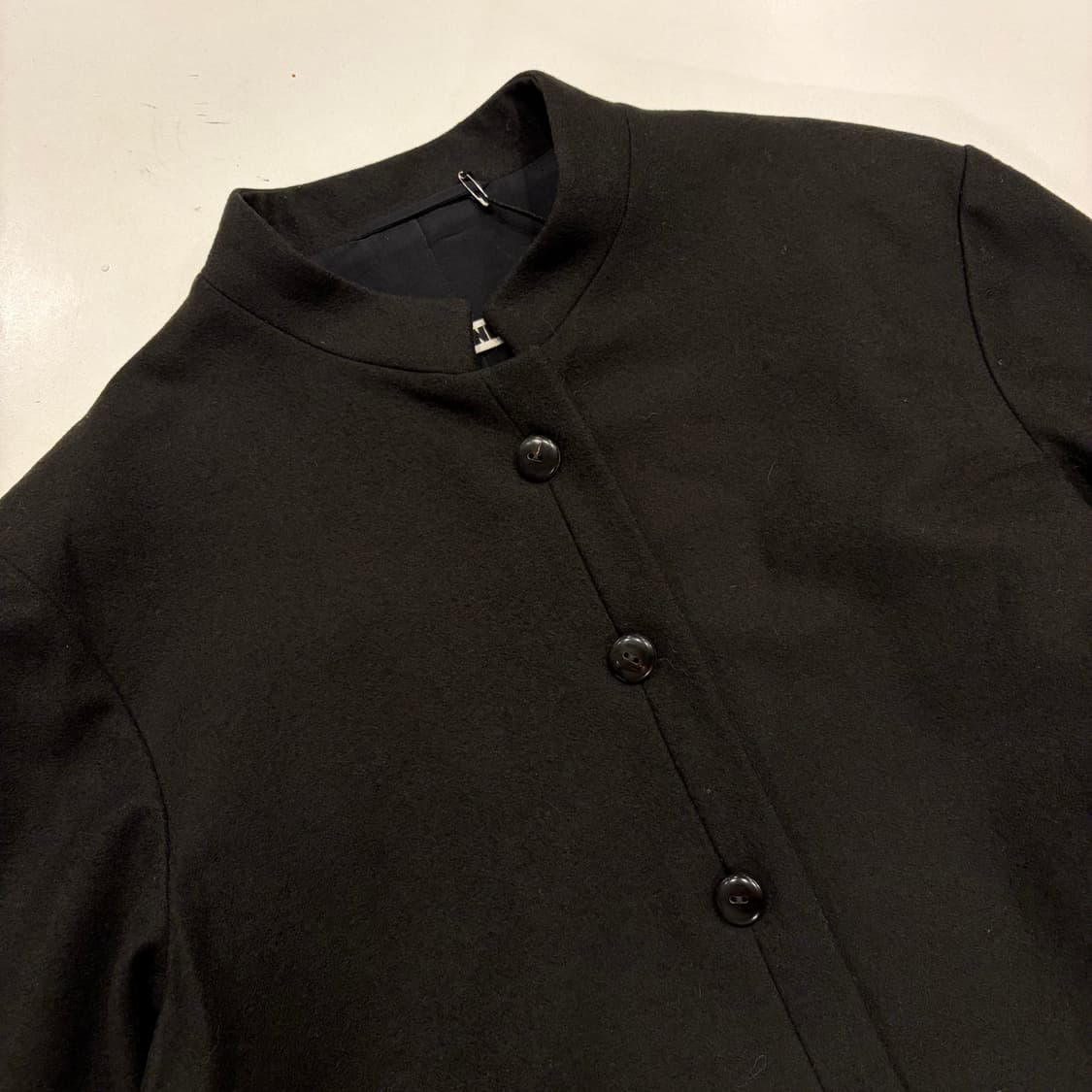 [38] JILSANDER 질샌더 블랙 빈티지 울 자켓 B467 상품이미지3