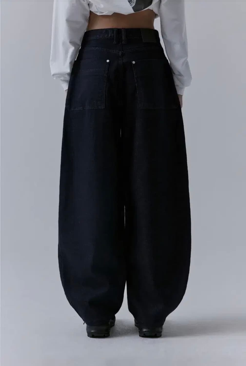 트리밍버드 One Button Denim Pants,인디고,3사이즈 상품이미지3
