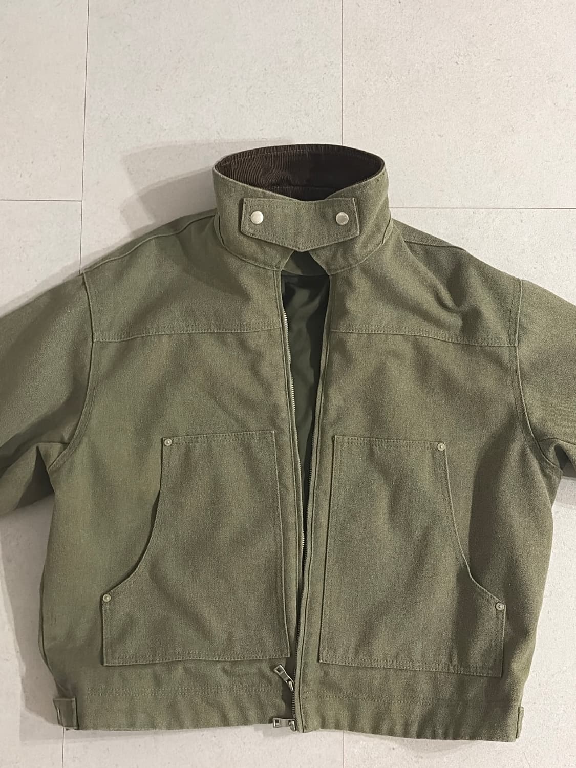 키뮤어 워크 자켓 올리브 상품이미지2