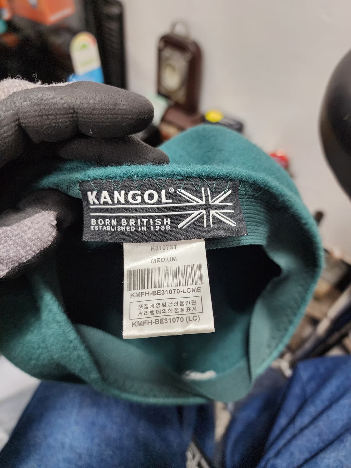 캉골 딥그린 베레모 모자  상품이미지5