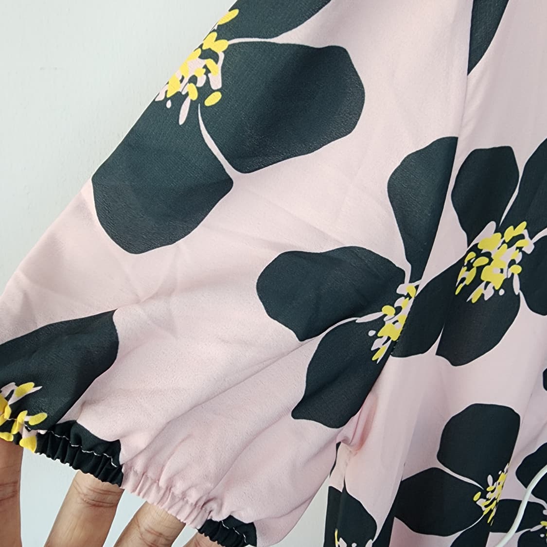 로잘린 핑크 플라워 원피스 상품이미지3