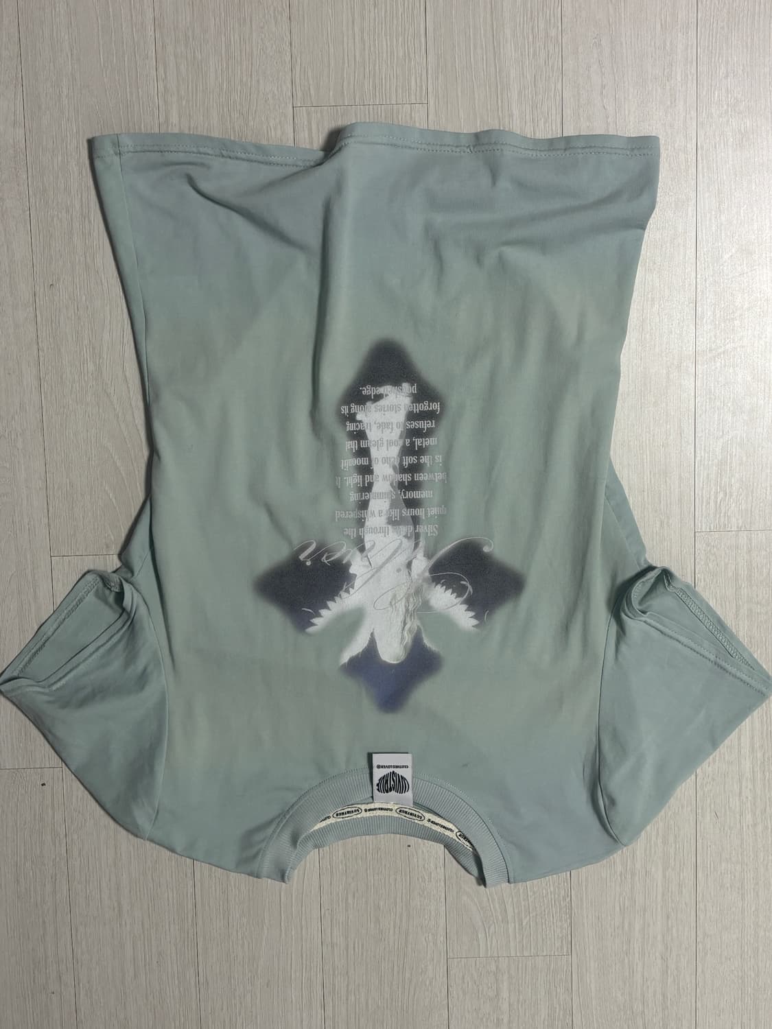 러브이즈트루 십자가 천사 민트코어 반팔티셔츠 CROSS FAIRY TEE 상품이미지2