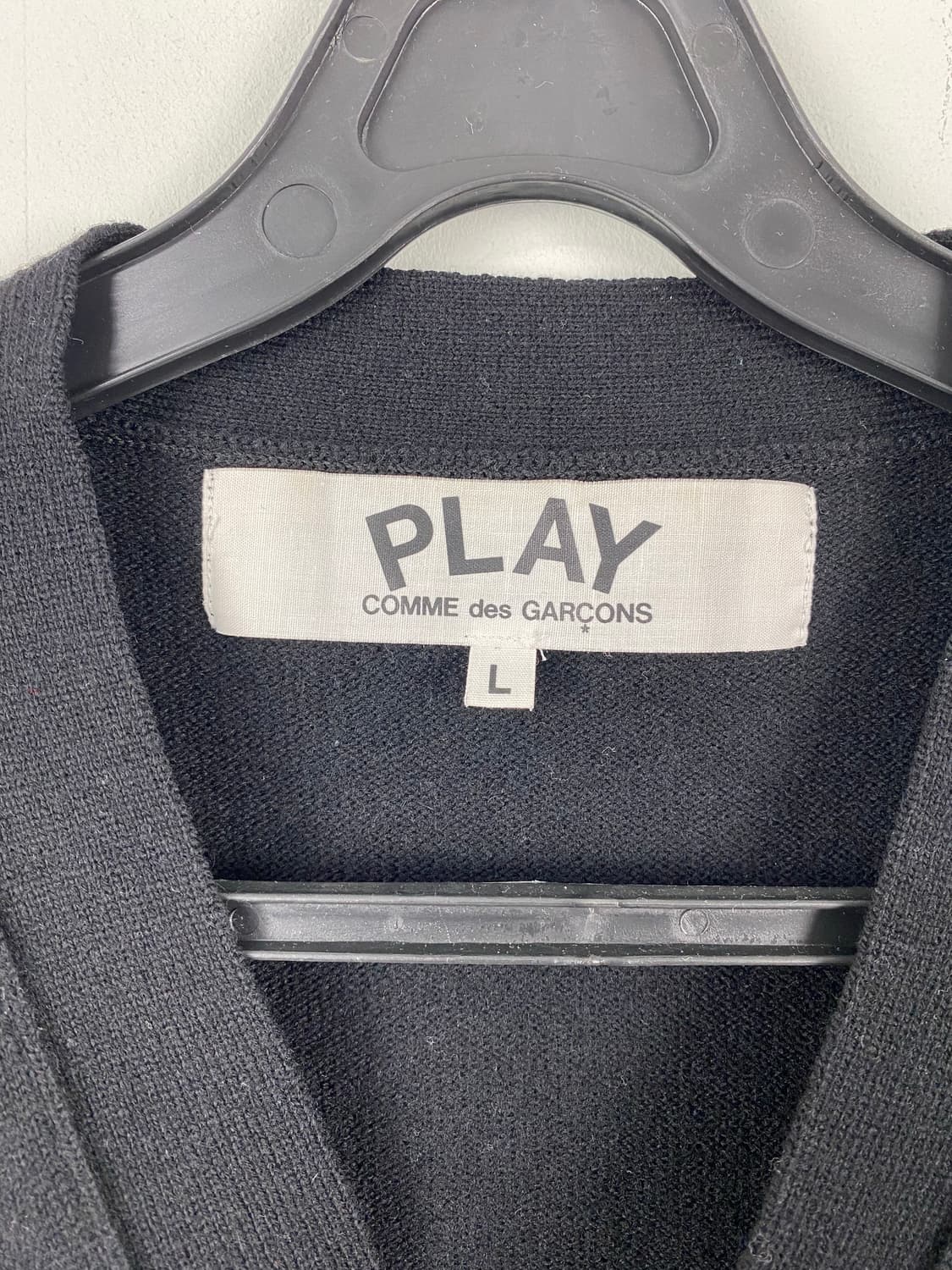 꼼데가르송 골드와펜 가디건 블랙 L 상품이미지4