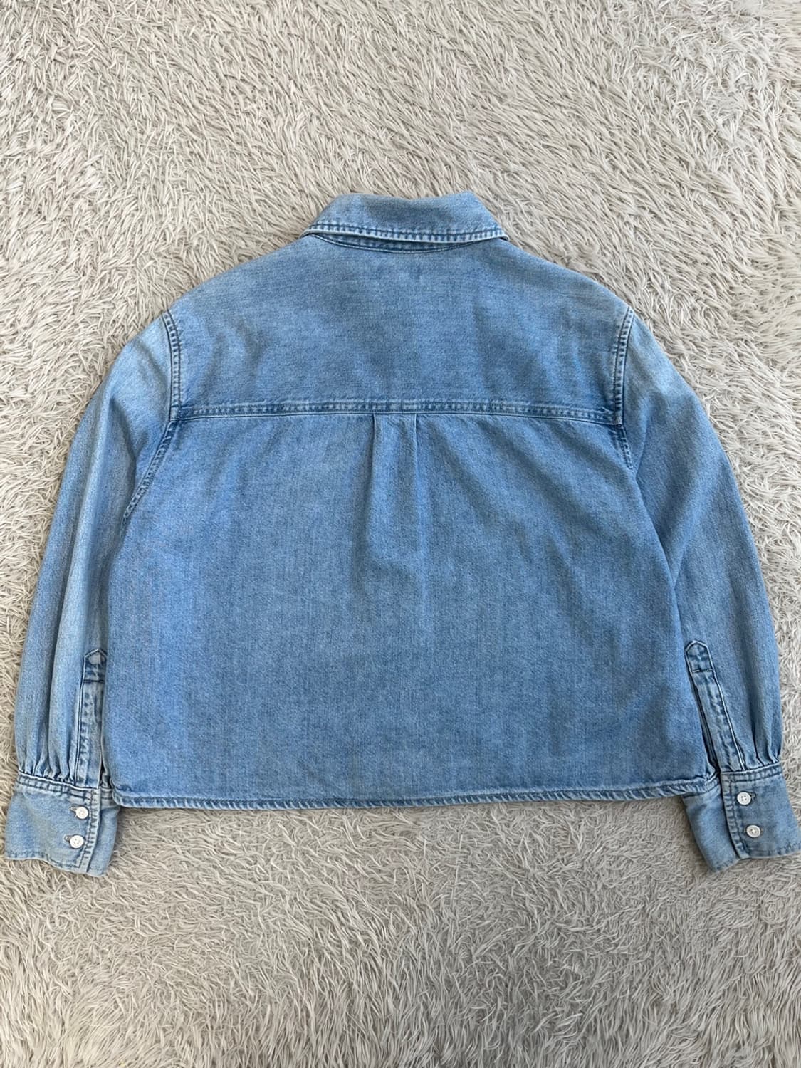 리바이스 크롭 데님 셔츠/#2600 상품이미지4