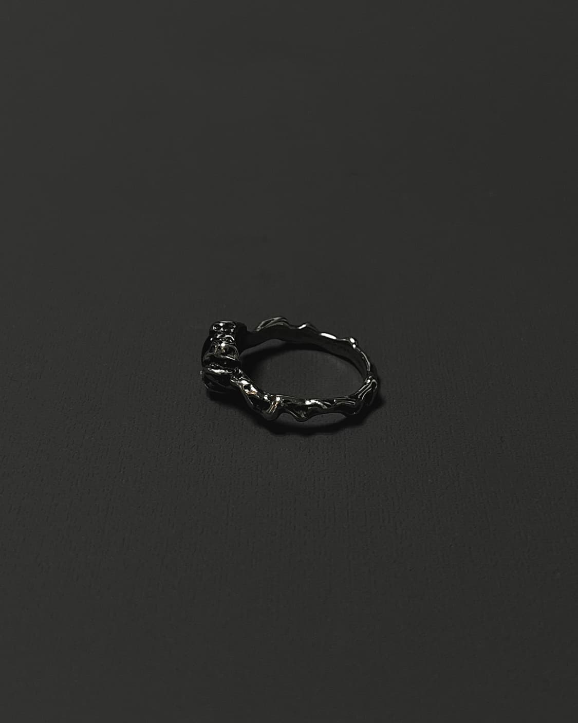 블랙 지그재그 링 상품이미지5