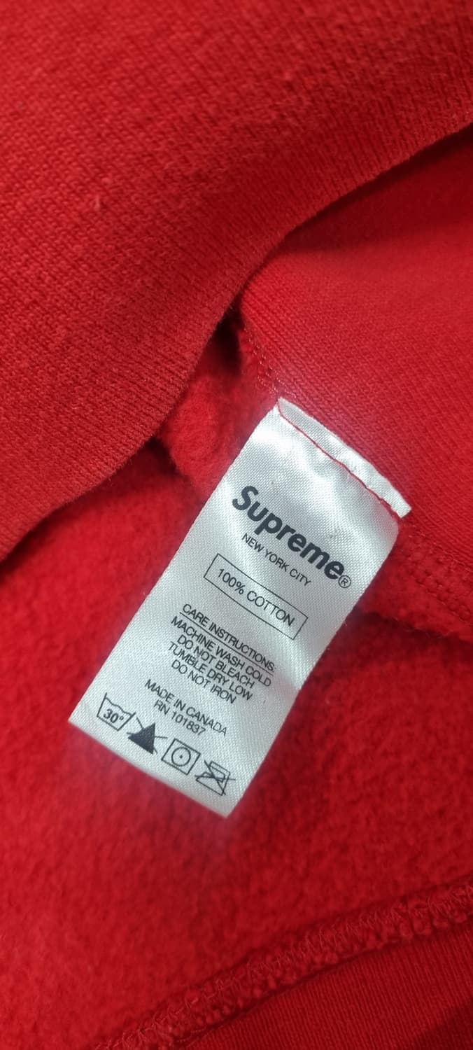 슈프림 레드 로고 후드 M _ 남성 상품이미지8