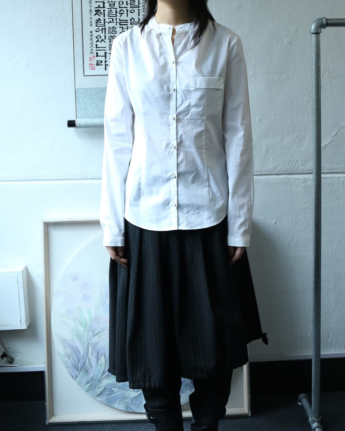 아르마니 진스 화이트 셔츠 상품이미지4