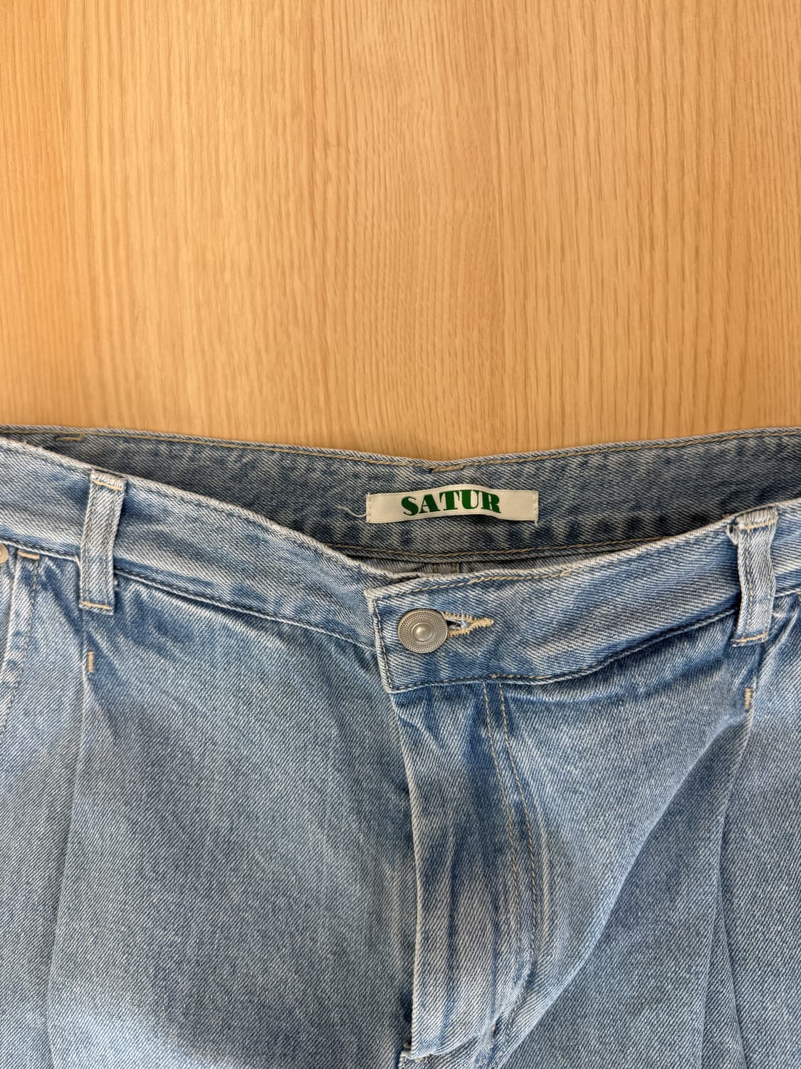 satur 세터 핀턱 데님 상품이미지3