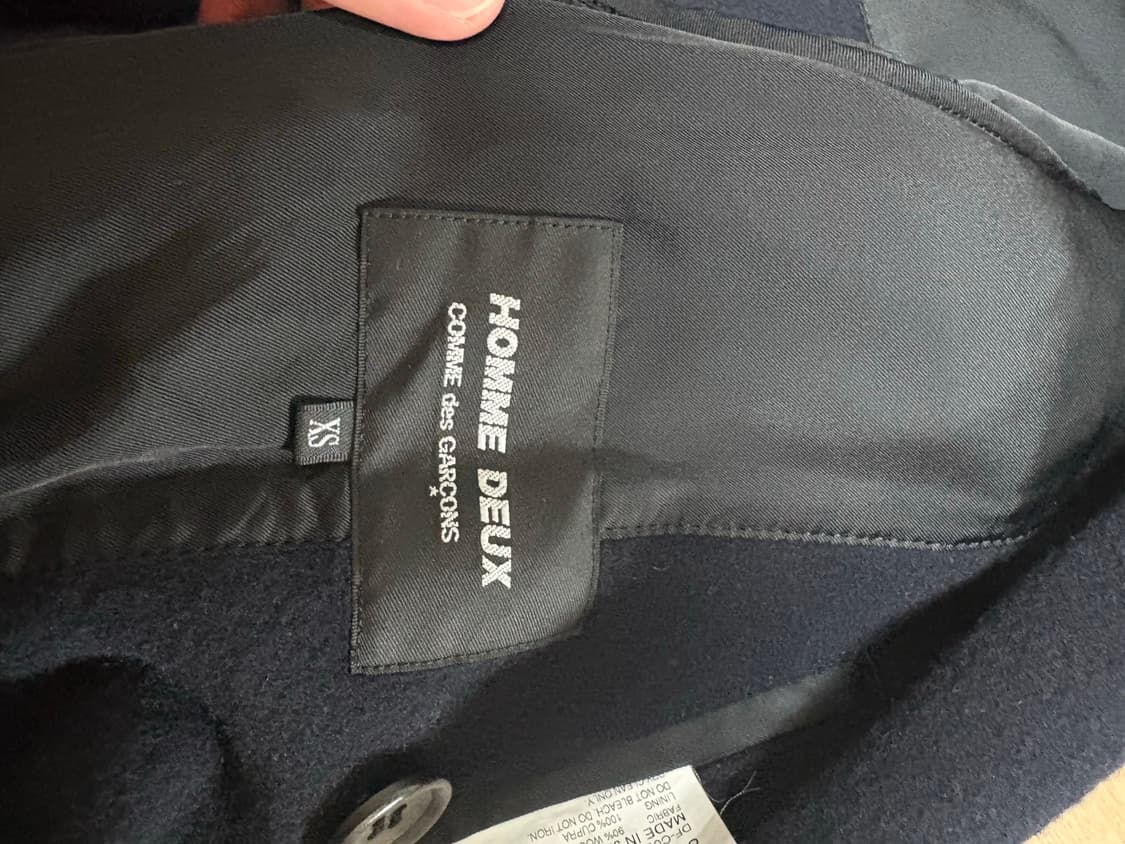 꼼데가르송 옴므 듀스 피코트 상품이미지3