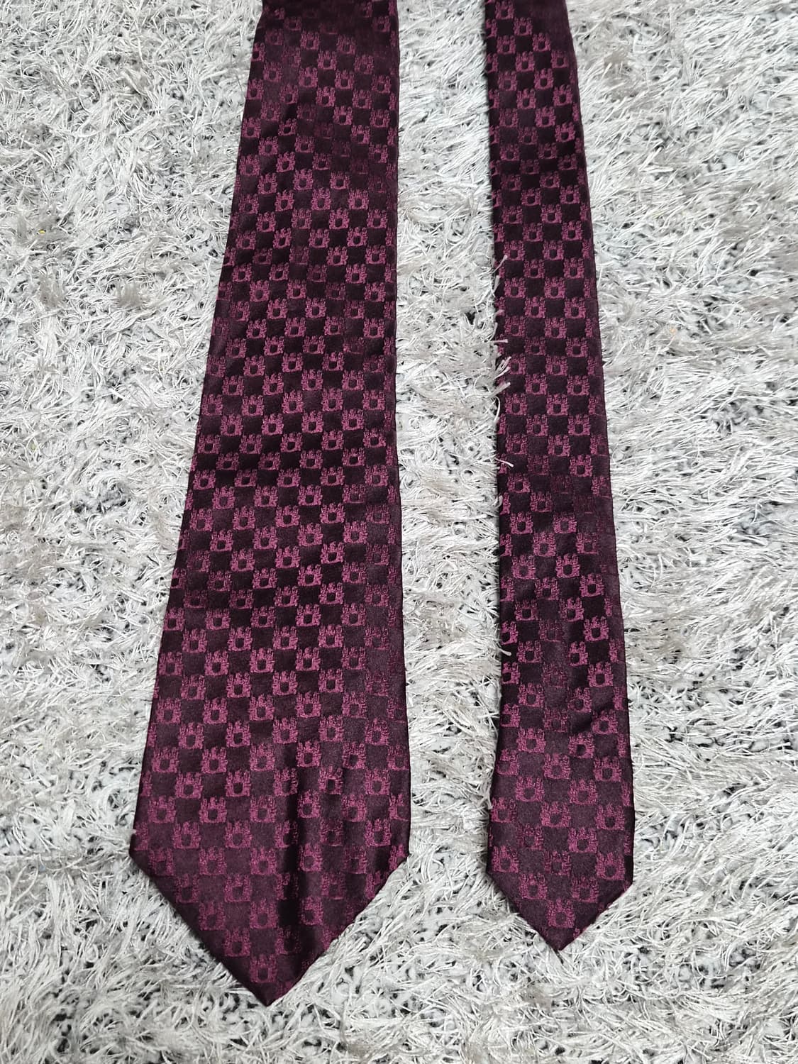 아쿠아스큐텀Aquascutum 패턴 넥타이 Free - N23 상품이미지3