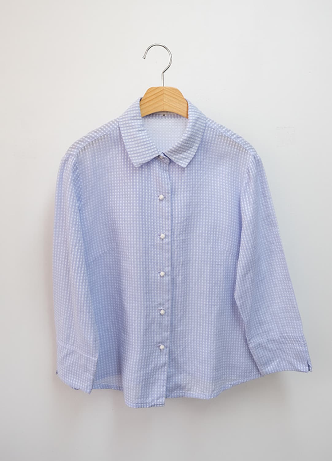 hanae mori 도트 패턴 셔츠 상품이미지1
