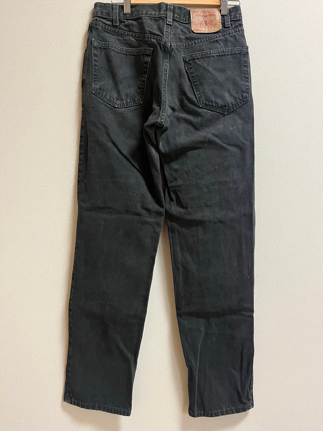 리바이스 made in usa 90s 550 흑청 상품이미지2