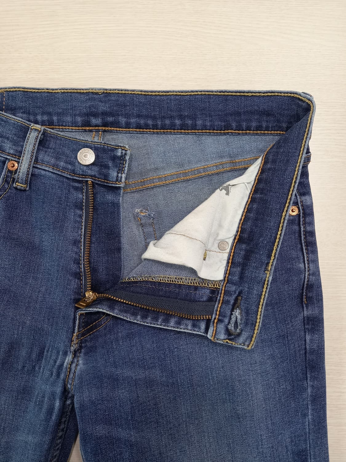 31 리바이스511 워싱 스판 슬림일자진 31-489 상품이미지7