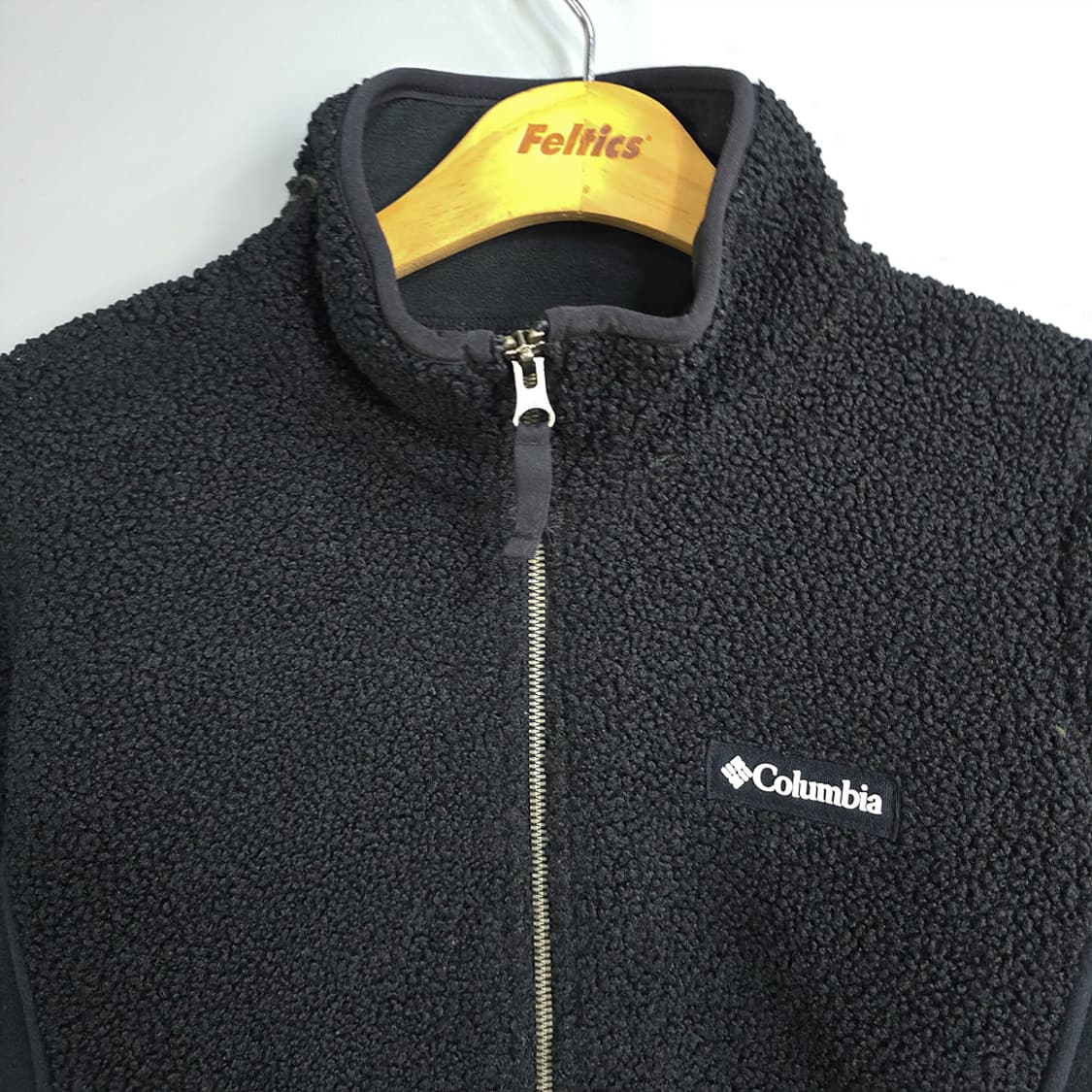 컬럼비아(Columbia) 여성 뽀글이 플리스 집업 블랙 100 상품이미지2