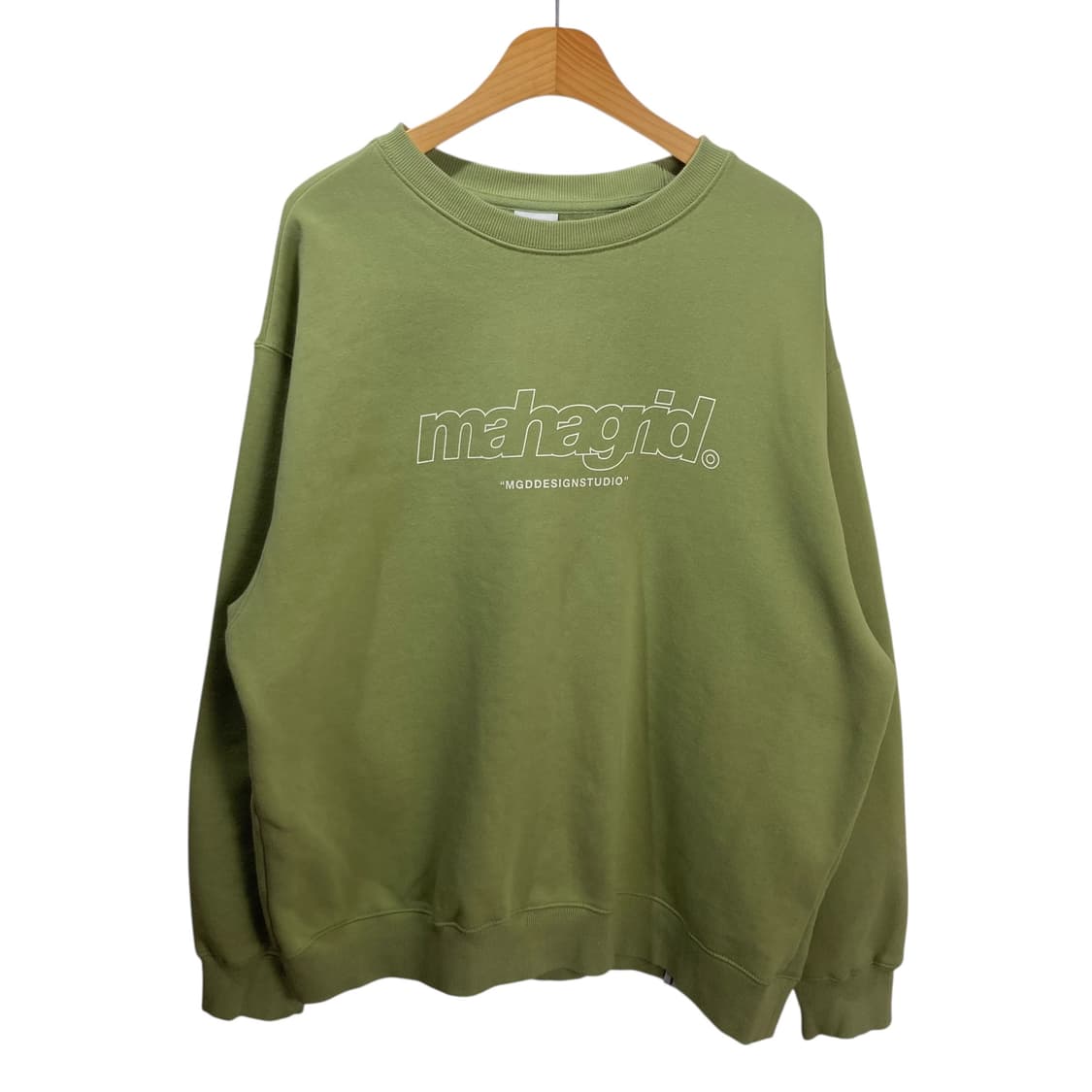 마하그리드 연두 맨투맨 상품이미지2