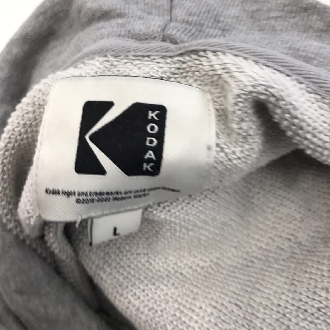 코닥 KODAK 로체스터 그레이 후드티 [L] 상품이미지5
