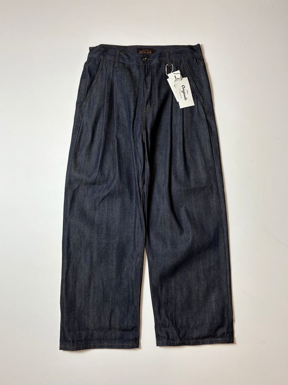 비슬로우 BESLOW 22ss 핀턱 와이드 데님 팬츠 PN9146 상품이미지1