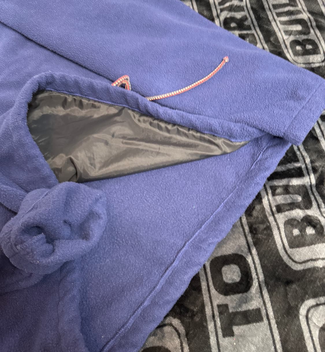 컬럼비아 쿼터 짚 후디드 플리스 풀오버  블루 상품이미지5