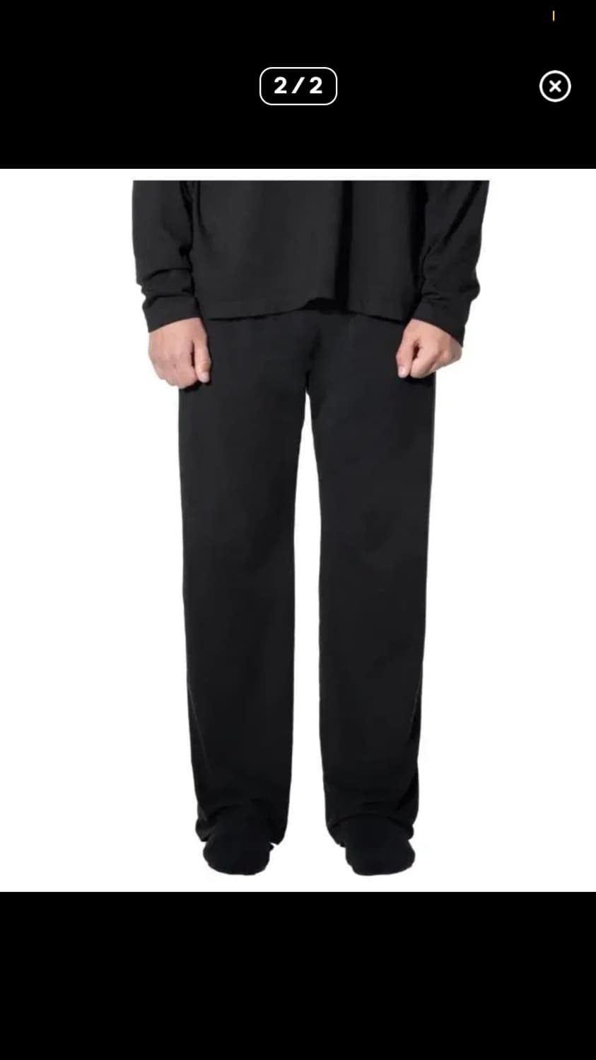 yeezy lightweight sweatpants s size 블랙 상품이미지1