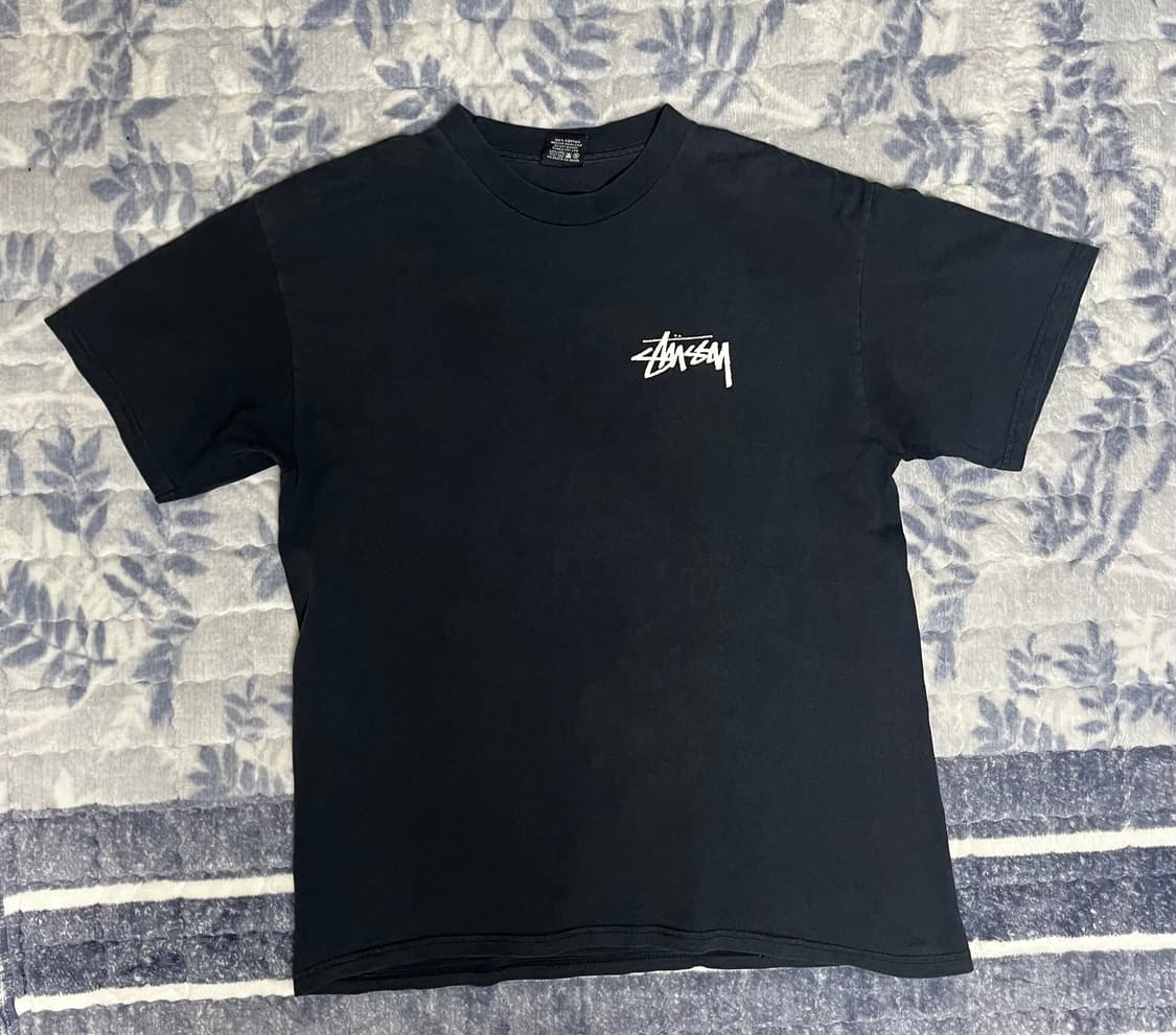 00s 스투시 자메이카 피스 백로고 반팔 티셔츠 올드스쿨 빈티지 상품이미지3