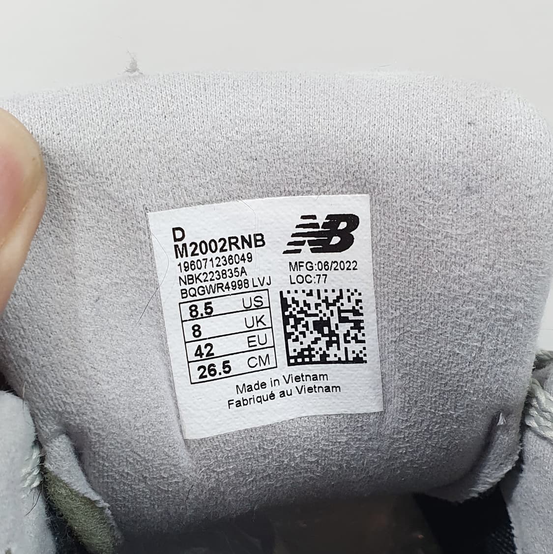 뉴발란스 2002R 다크네이비 265 상품이미지7