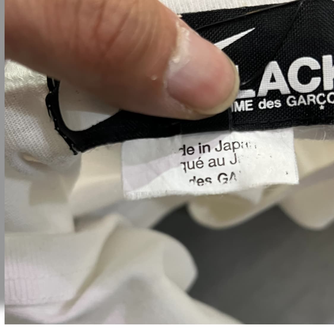  나이키 꼼데가르송 블랙 그래픽 반팔티 y12950 상품이미지8