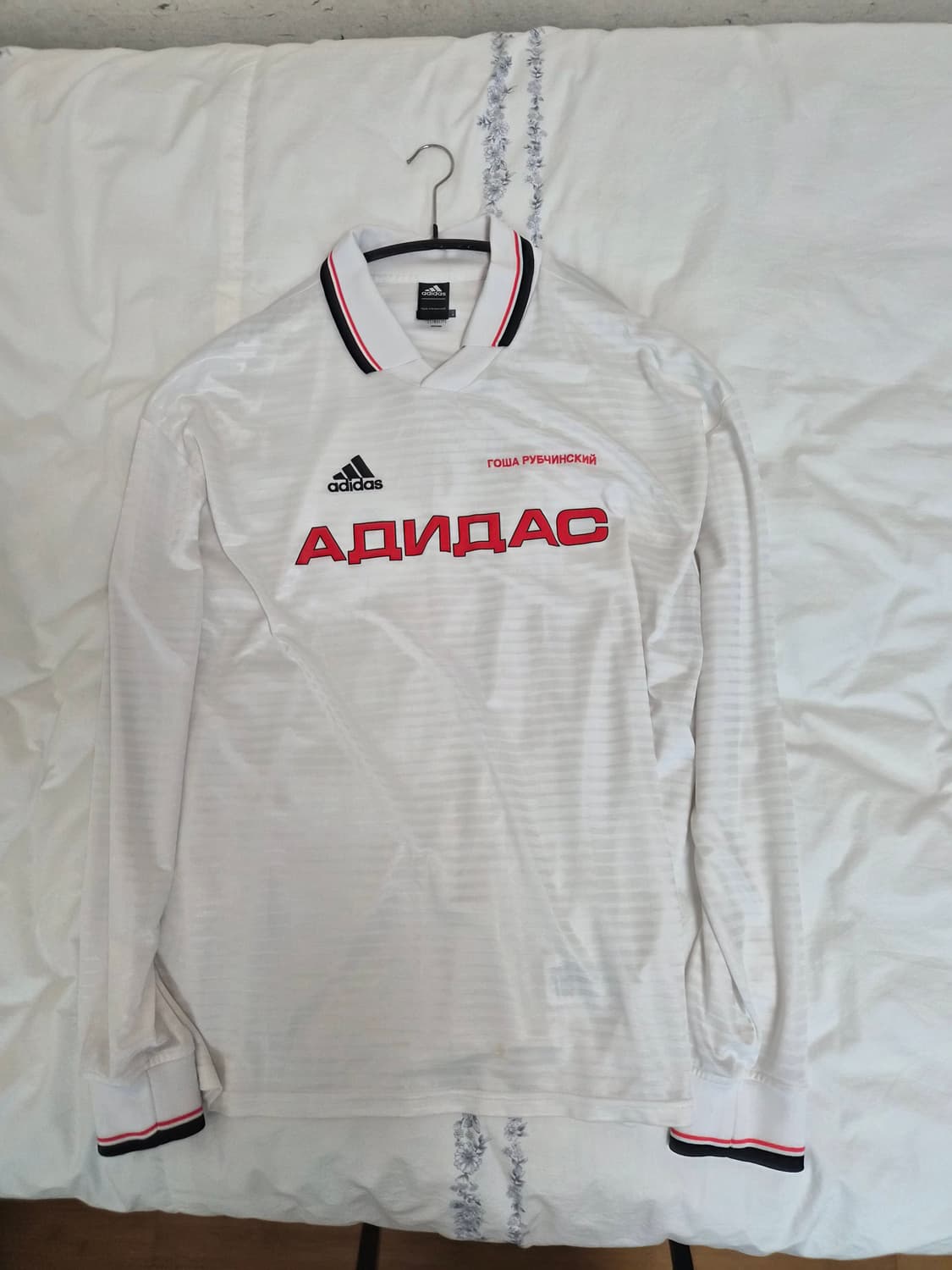 [S] 고샤루브친스키x아디다스 풋볼져지 화이트 상품이미지1