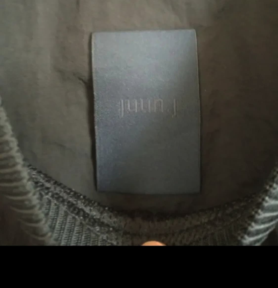 준지 셔링 나일론 맨투맨 상품이미지2