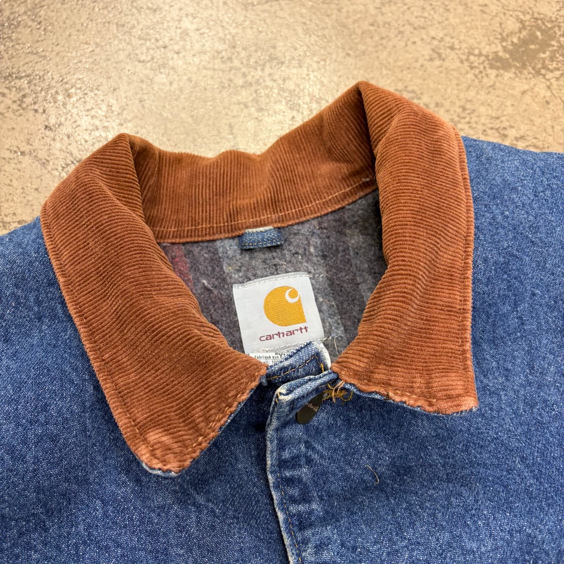 칼하트 데님 워크자켓 상품이미지3